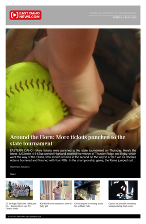 Cover of East Idaho News
