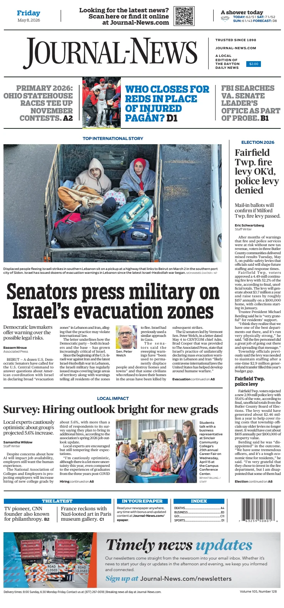 Cover of Hamilton Journal News