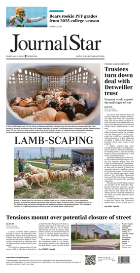 Cover of Journal Star (Peoria)