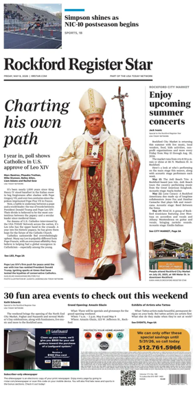 Cover of Rockford Register Star