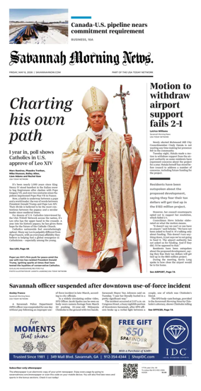 Cover of Savannah Morning News