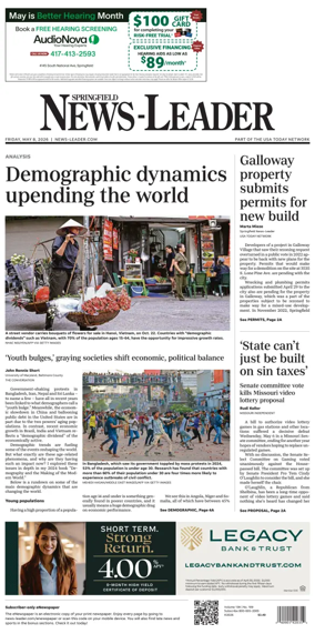 Cover of Springfield News-Leader