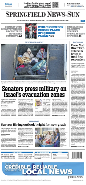 Cover of Springfield News-Sun