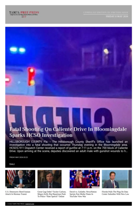 Cover of Tampa Free Press