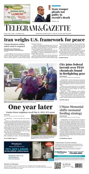 Cover of Telegram & Gazette