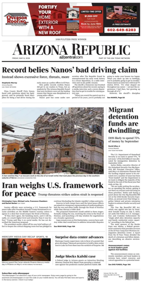 Cover of The Arizona Republic