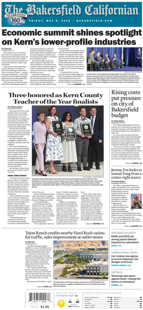 Cover of The Bakersfield Californian