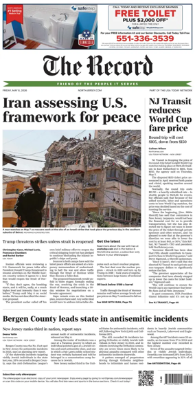 Cover of The Bergen Record