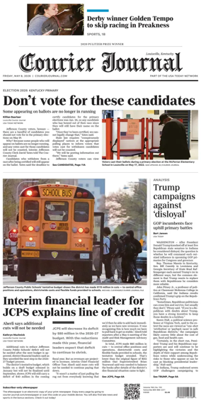 Cover of The Courier-Journal (Louisville)