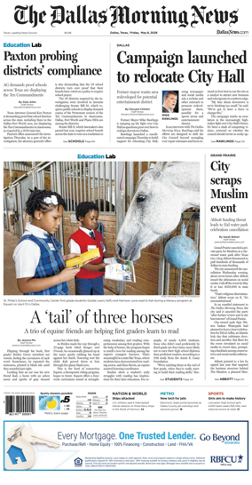 Cover of The Dallas Morning News