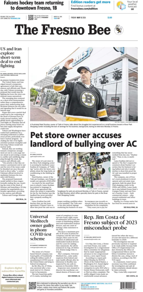 Cover of The Fresno Bee