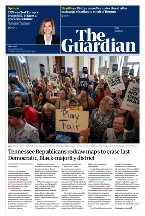 Cover of The Guardian (USA)