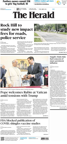 Cover of The Herald (Rock Hill)