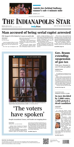 Cover of The Indianapolis Star