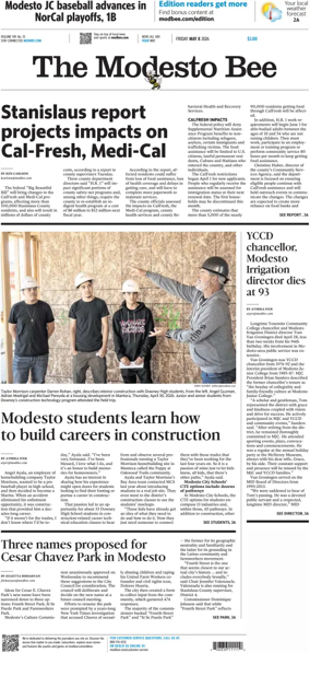 Cover of The Modesto Bee