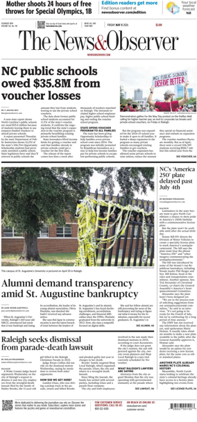 Cover of The News & Observer