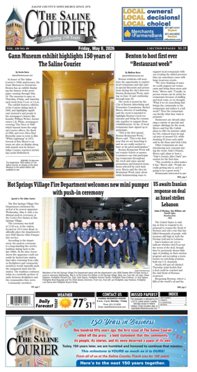 Cover of The Saline Courier