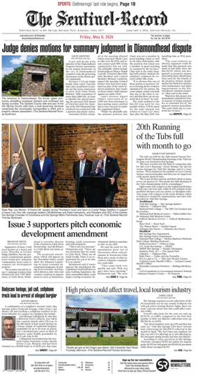 Cover of The Sentinel-Record