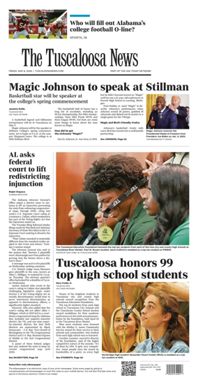 Cover of The Tuscaloosa News
