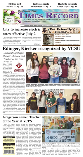 Cover of Valley City Times-Record