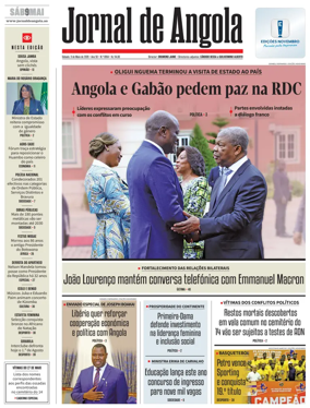 Cover of Jornal de Angola