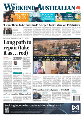 Cover of The Australian
