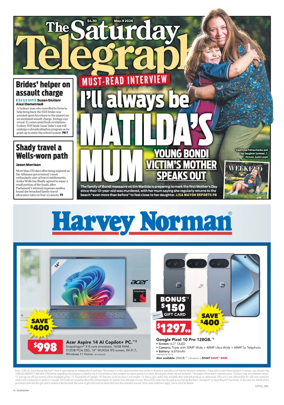 Cover of The Daily Telegraph (Sydney)