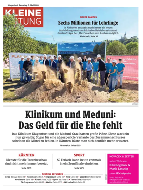 Cover of Kleine Zeitung Kaernten