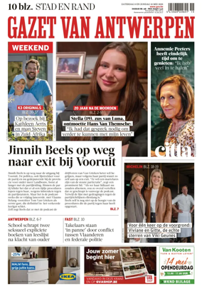 Cover of Gazet van Antwerpen Stad en Rand