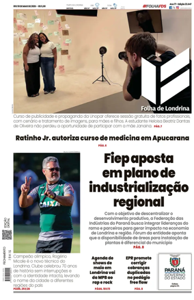 Cover of Folha de Londrina