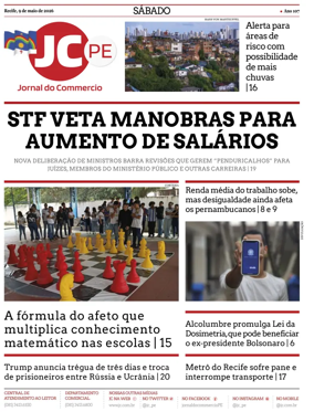 Cover of Jornal do Commercio