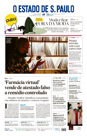 Cover of O Estado de S. Paulo