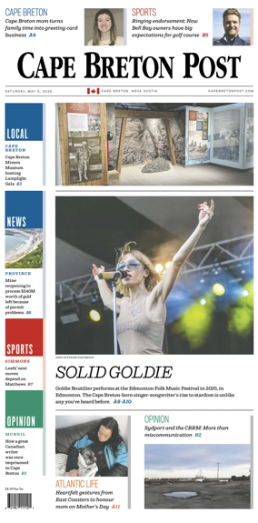 Cover of Cape Breton Post