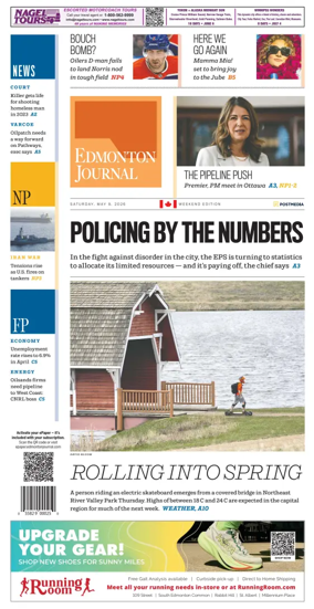 Cover of Edmonton Journal