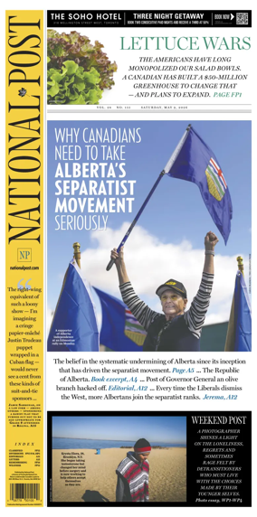 Cover of National Post - (Latest Edition)