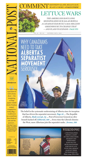 Cover of National Post - (National Edition)