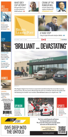 Cover of Regina Leader-Post