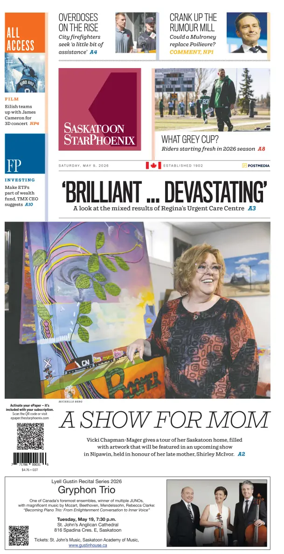 Cover of Saskatoon StarPhoenix