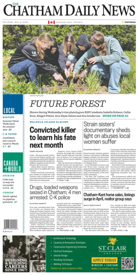 Cover of The Chatham Daily News