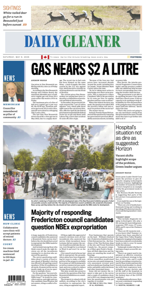 Cover of The Daily Gleaner