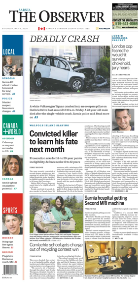 Cover of The Observer (Sarnia)