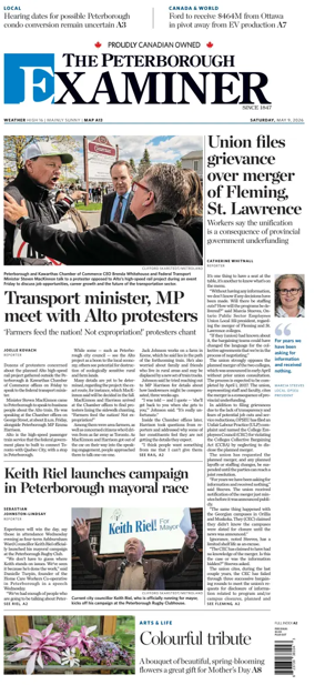Cover of The Peterborough Examiner