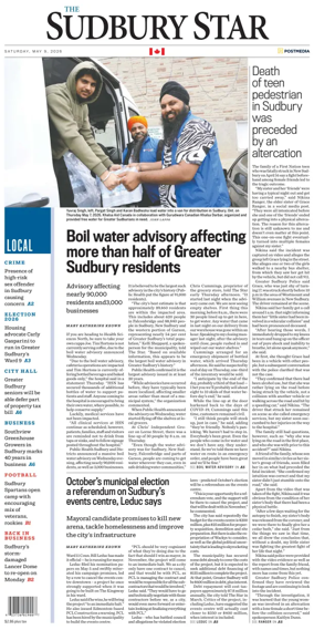 Cover of The Sudbury Star