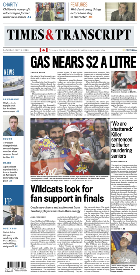 Cover of Times & Transcript