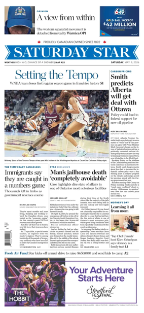 Cover of Toronto Star