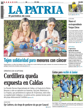 Cover of La Patria (Colombia)