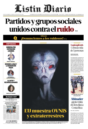 Cover of Listin Diario