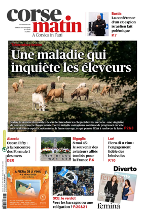 Cover of Corse Matin