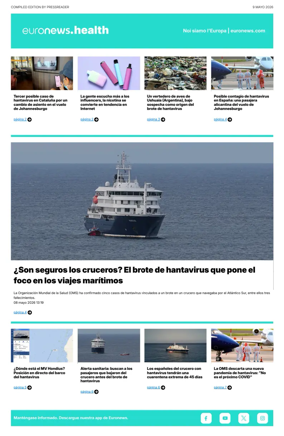Cover of Euronews Health (Spanish) Compiled Edition