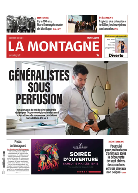 Cover of La Montagne (Montlucon)